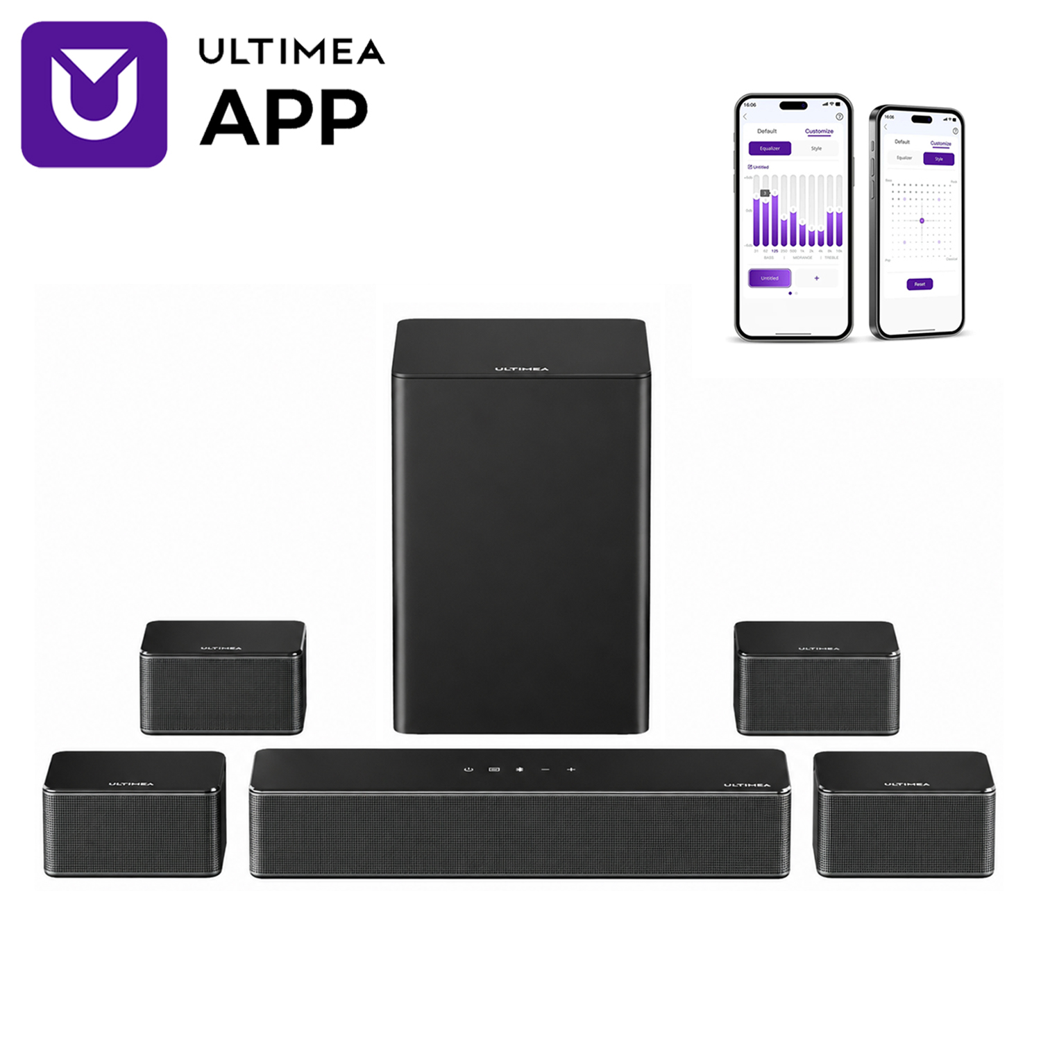 Home Theater Speaker - ULTIMEA 7.1 Surround Sound System Sound