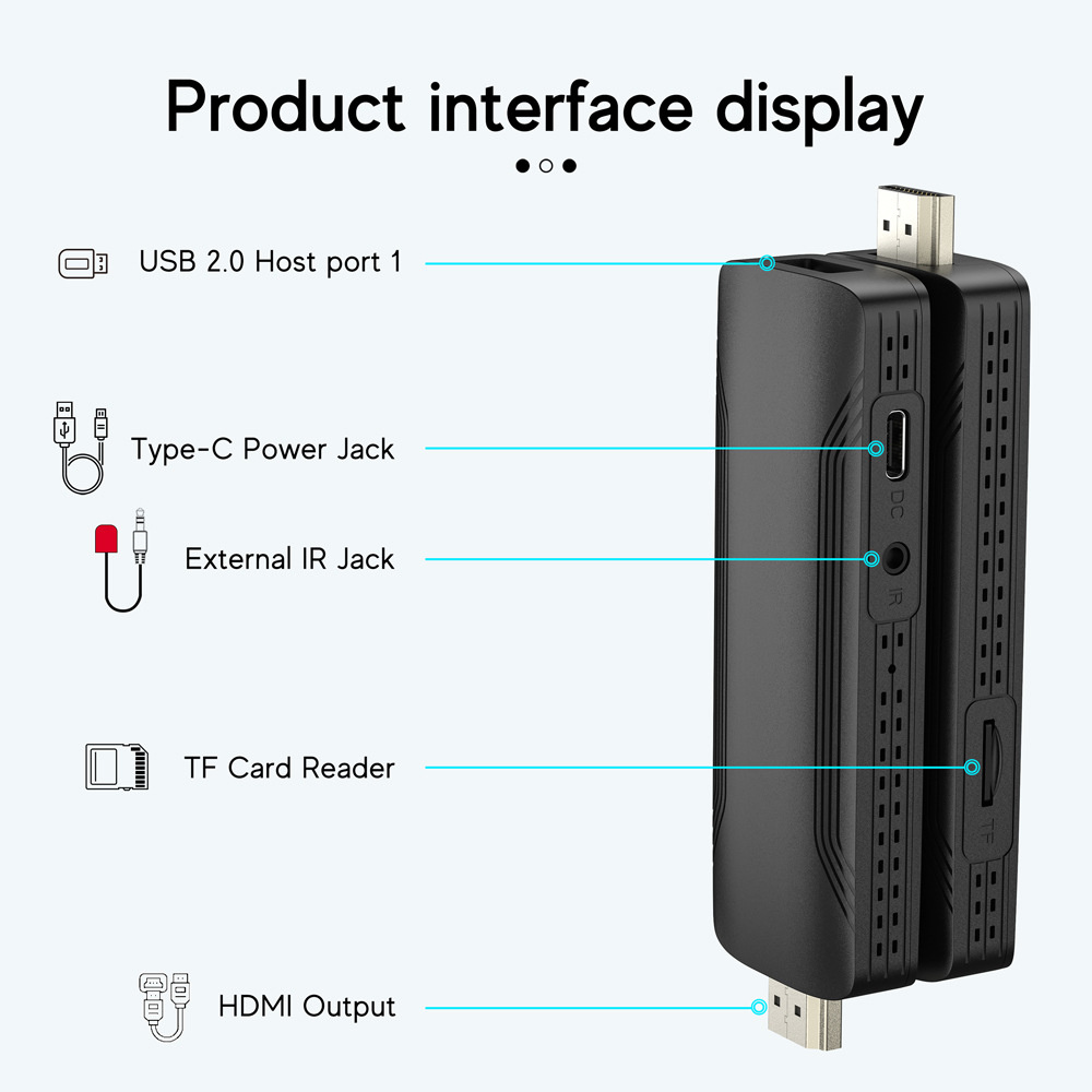 H313 TV Stick HDR Set Top OS 4 - 4K Media Player recensie en prijs