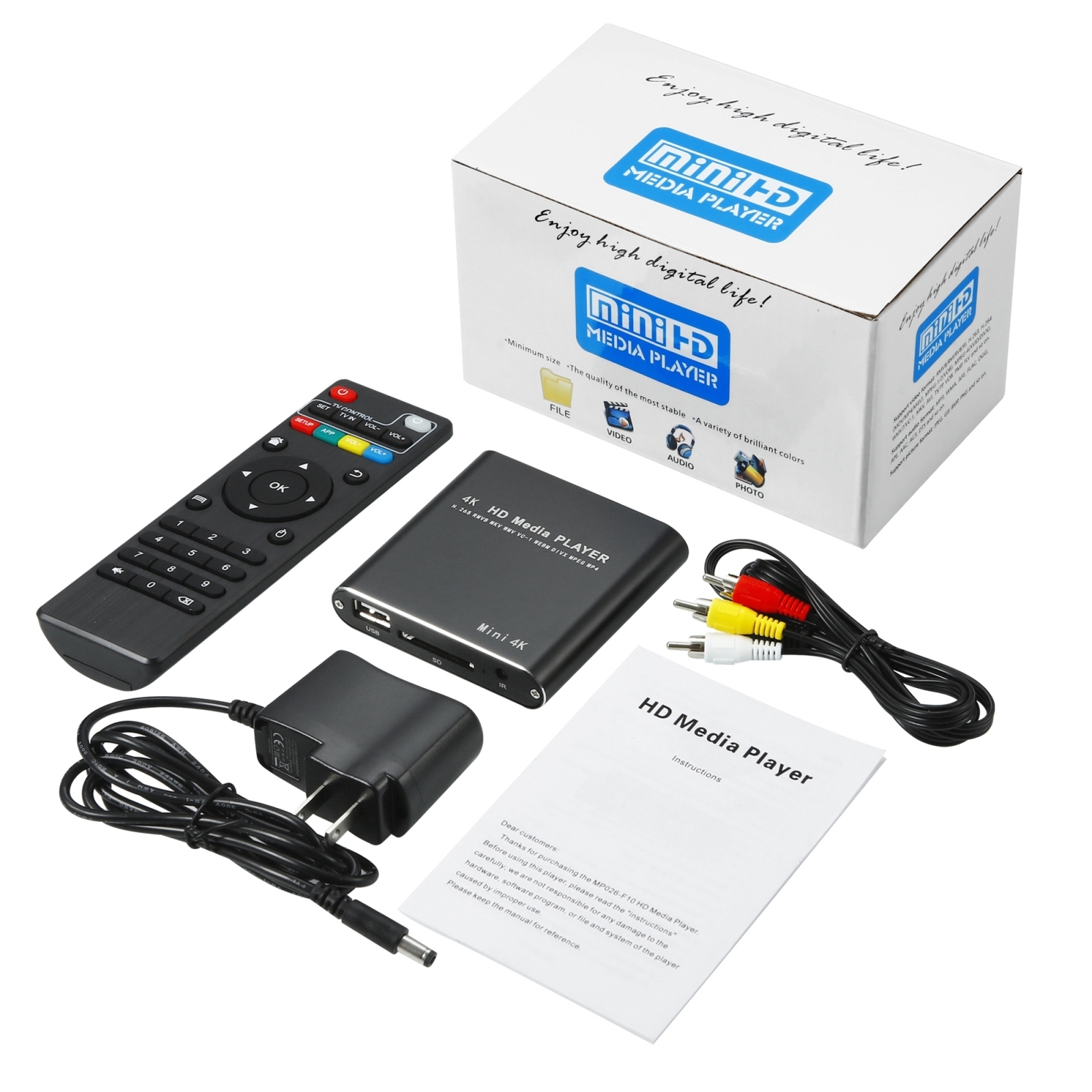 X9 HD Multimedia Player 4K Vid - 4K Media Player recensie en prijs