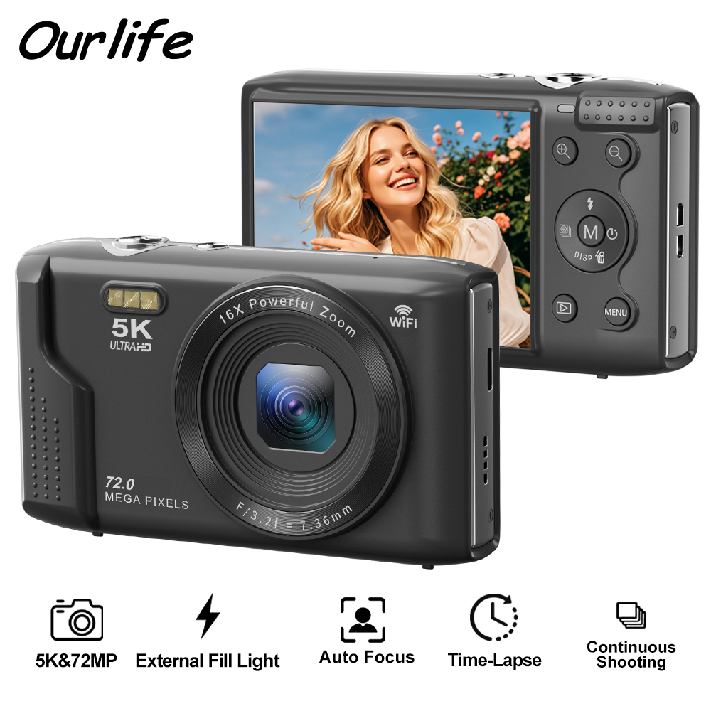 Ourlife Compact Digital Camera - Vintage Home Cinema recensie en prijs