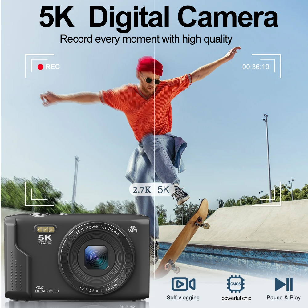 Ourlife Compact Digital Camera - Vintage Home Cinema recensie en prijs