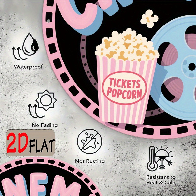 Vintage 2D Cinema Decoration | - Vintage Home Cinema recensie en prijs