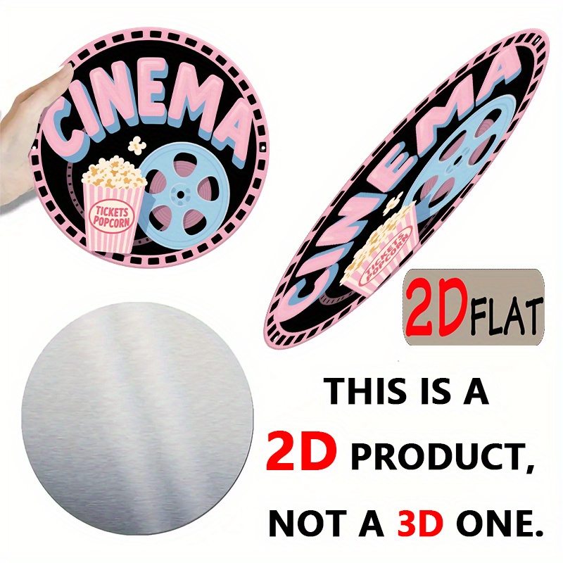 Vintage 2D Cinema Decoration | - Vintage Home Cinema recensie en prijs