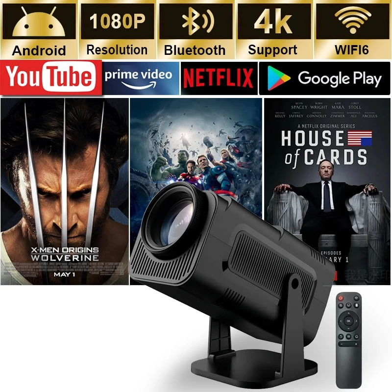 2025 4K Android 11 Projector N - Home Cinema Gadgets recensie en prijs