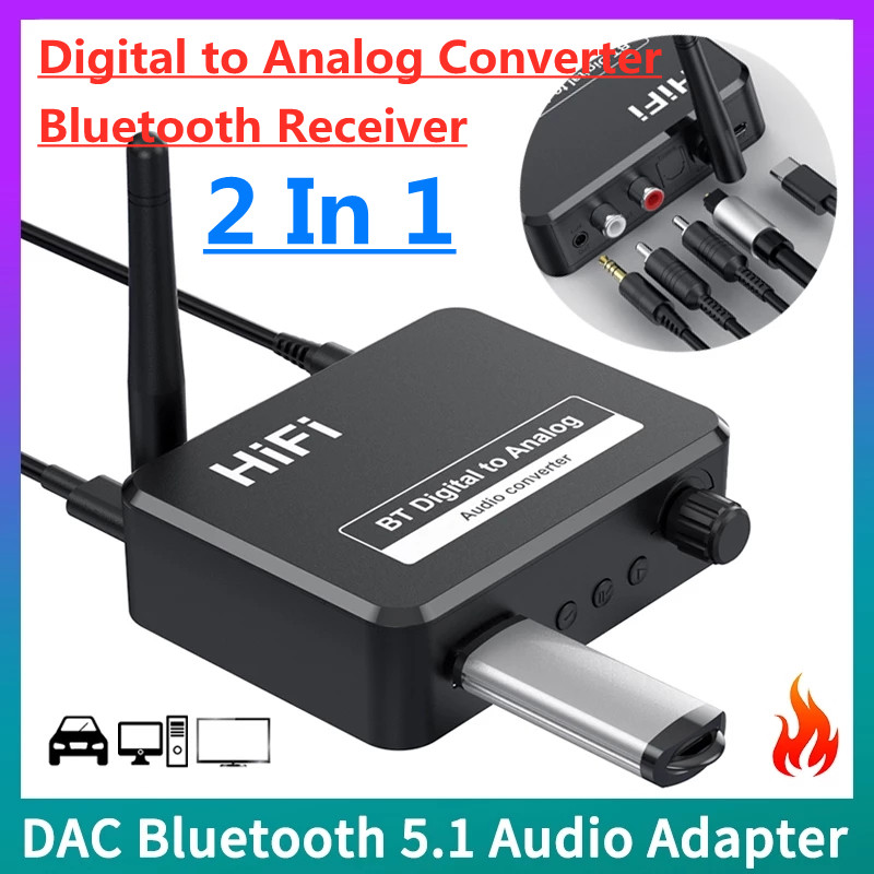 DAC Bluetooth 5.1 Audio Receiv - Surround Sound Decoder recensie en prijs