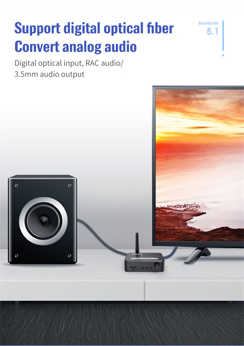 DAC Bluetooth 5.1 Audio Receiv - Surround Sound Decoder recensie en prijs