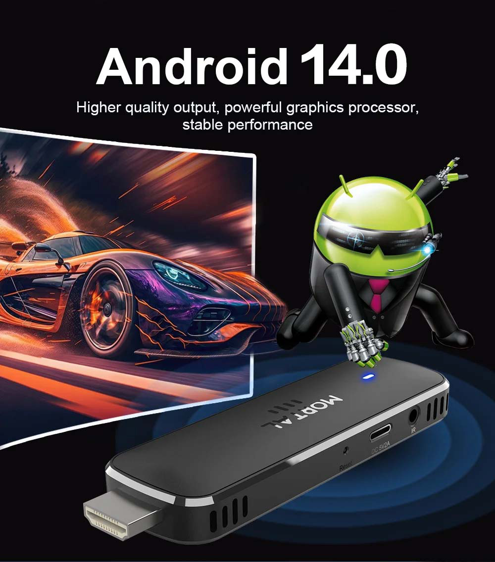 Q8 Smart Android14 TV Stick 8K - Home Cinema Youtube recensie en prijs