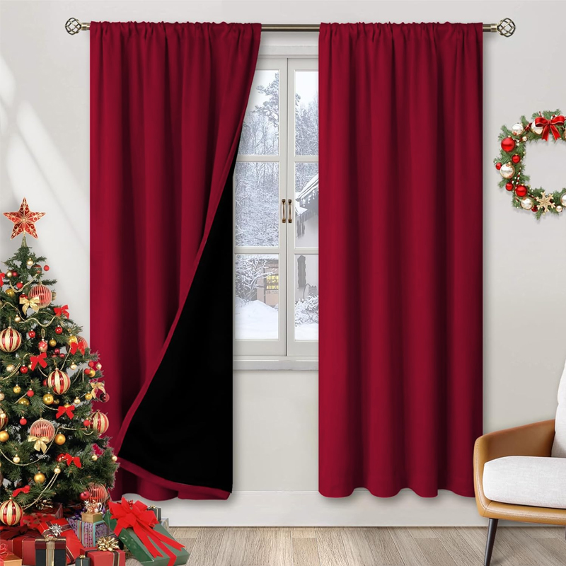 Christmas Style Solid Color 10 - Blackout Curtain Thick recensie en prijs