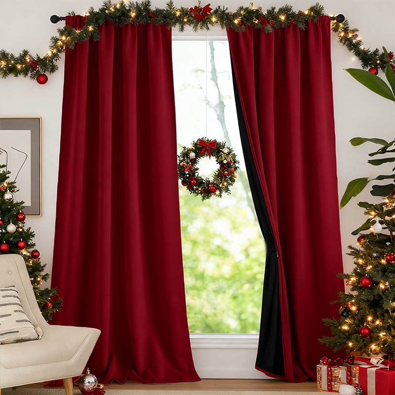 Christmas Style Solid Color 10 - Blackout Curtain Thick recensie en prijs
