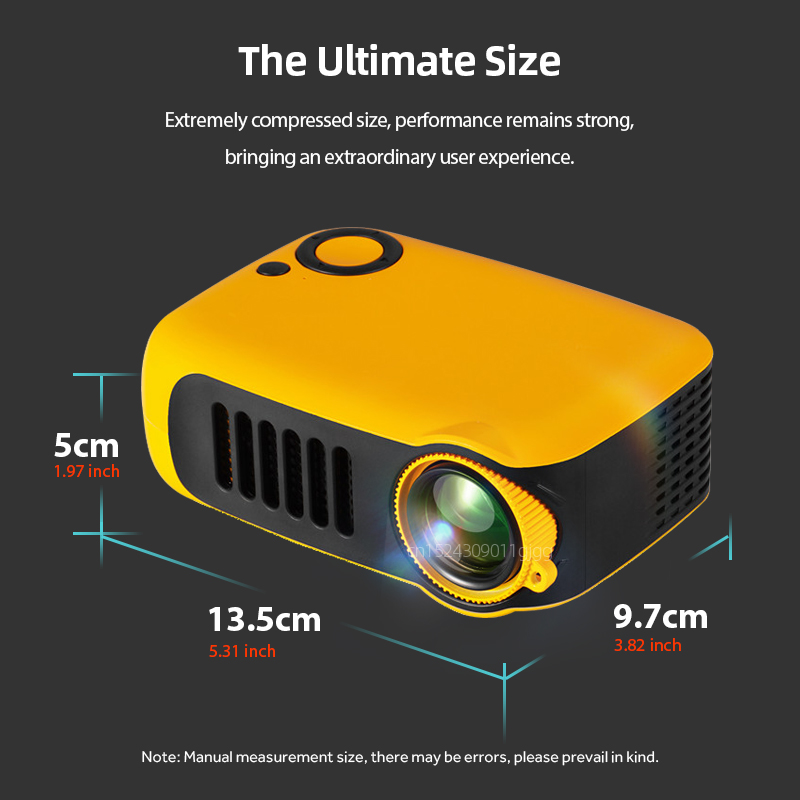 A2000 Mini Projector Portable  - Home Cinema Gadgets recensie en prijs