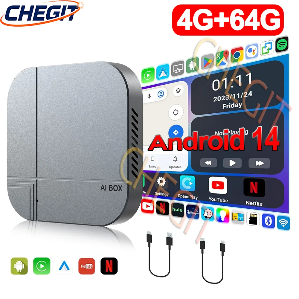 Android14 Smart AI Box 4G+64G/ - Home Cinema Youtube recensie en prijs