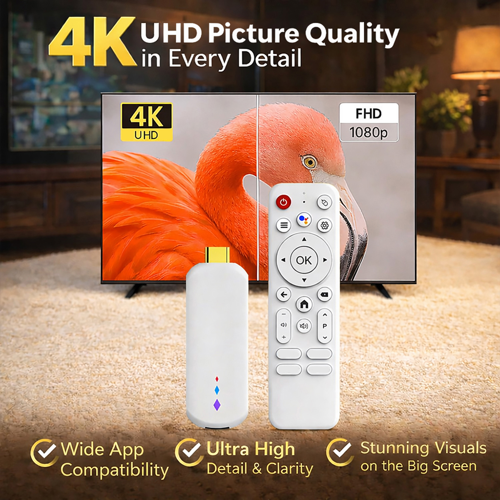 Portable Remote Control TV Box - 4K Media Player recensie en prijs