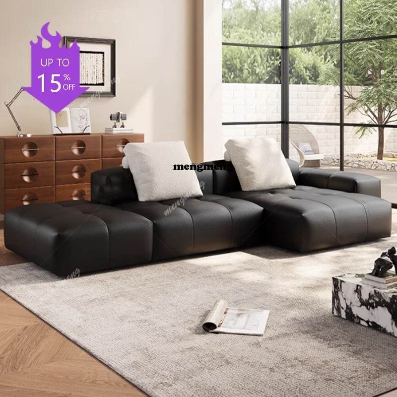 Nordic Leather Compressed Sofa - Home Cinema Room Design recensie en prijs