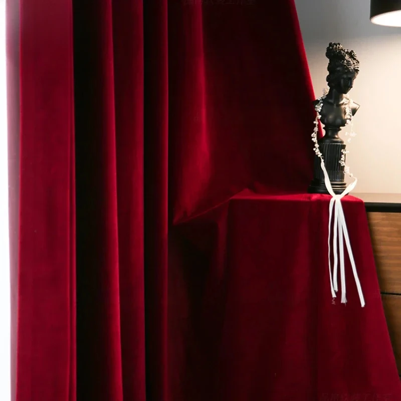 Nordic Modern Burgundy Red Lux - Blackout Curtain Thick recensie en prijs