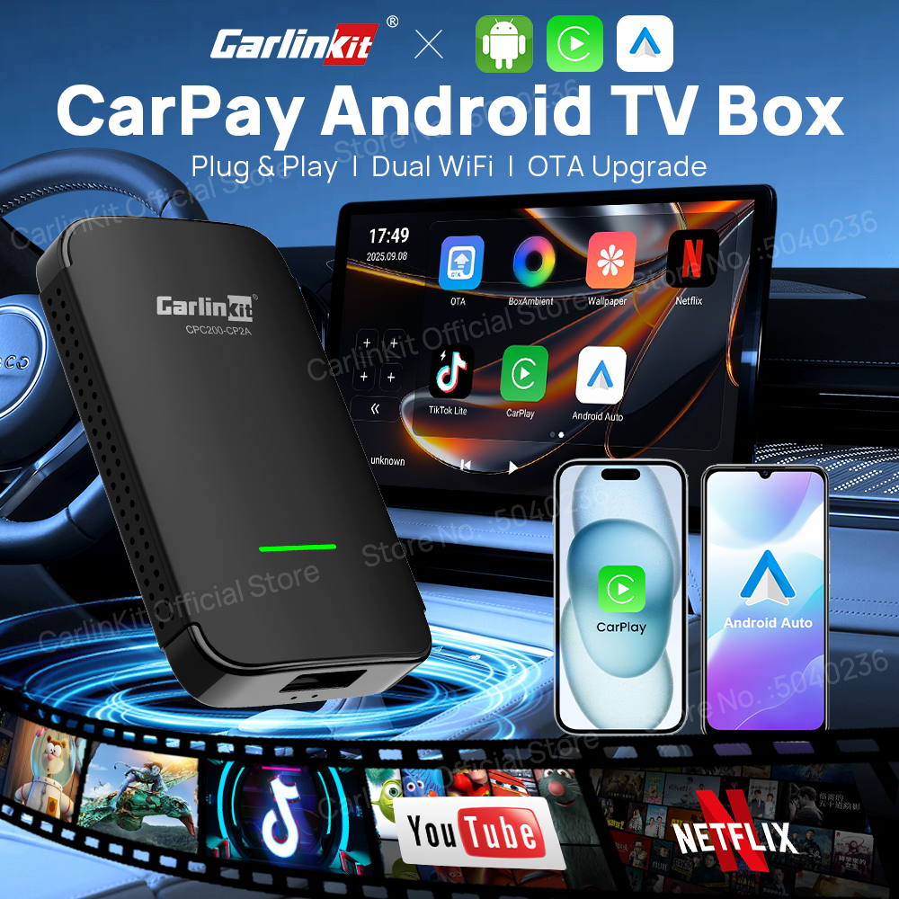 CarlinKit 4.0 CP2A Pro 3-In-1  - Home Cinema Youtube recensie en prijs