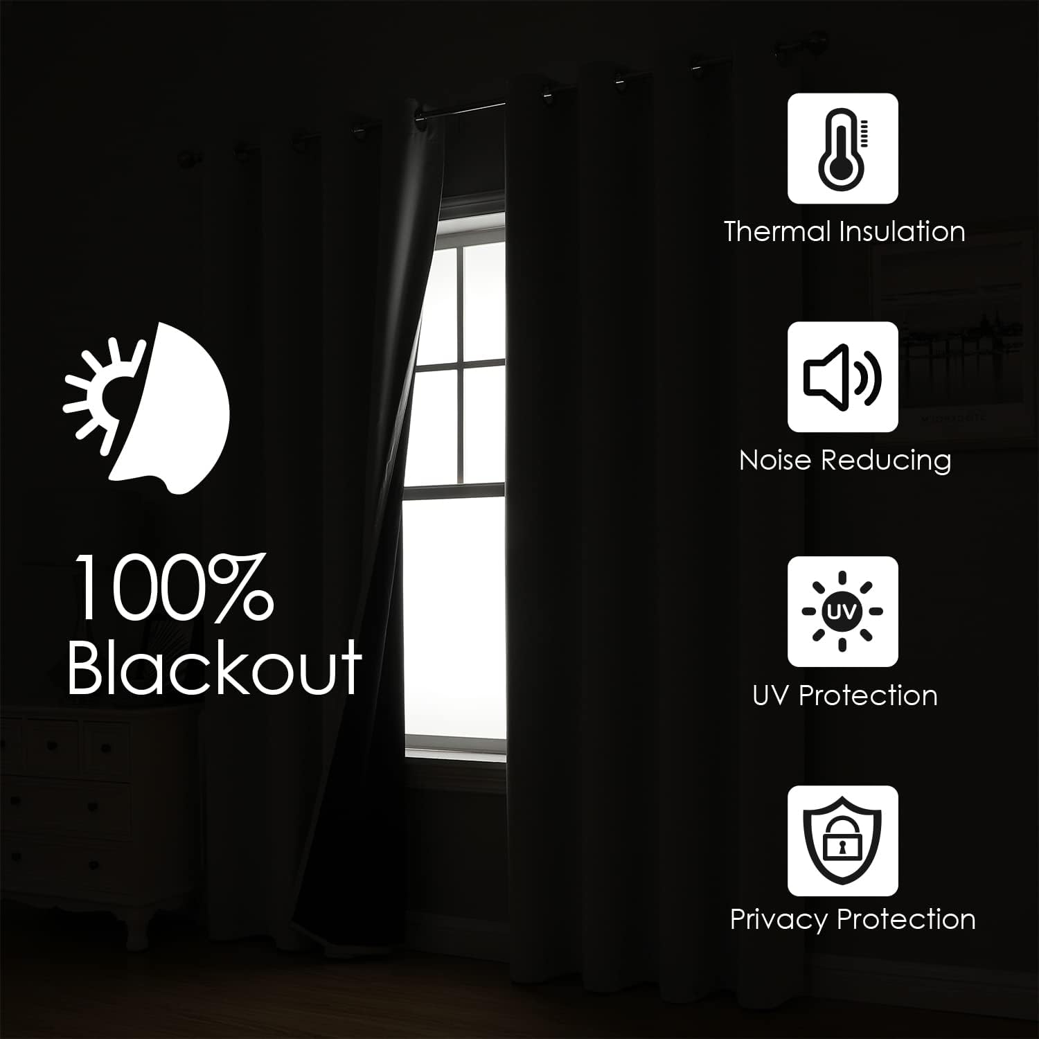 White Blackout Curtains for Be - Blackout Curtain Thick recensie en prijs
