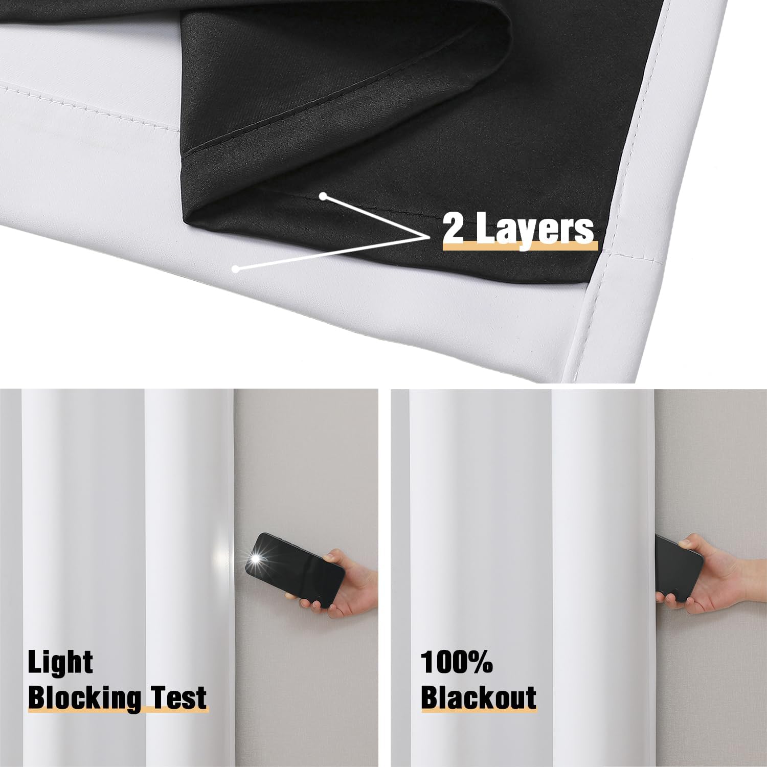 White Blackout Curtains for Be - Blackout Curtain Thick recensie en prijs