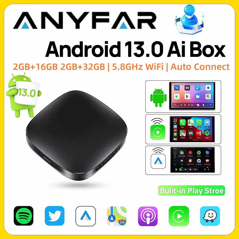 Carplay AI Box Android 13 Wire - Home Cinema Youtube recensie en prijs
