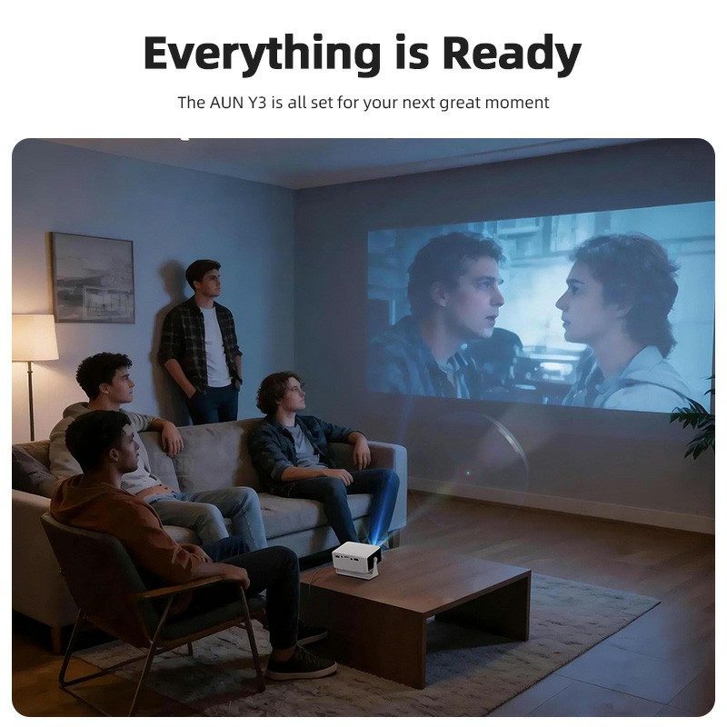 AUN Y3 MINI Projector Home The - Home Cinema Gadgets recensie en prijs