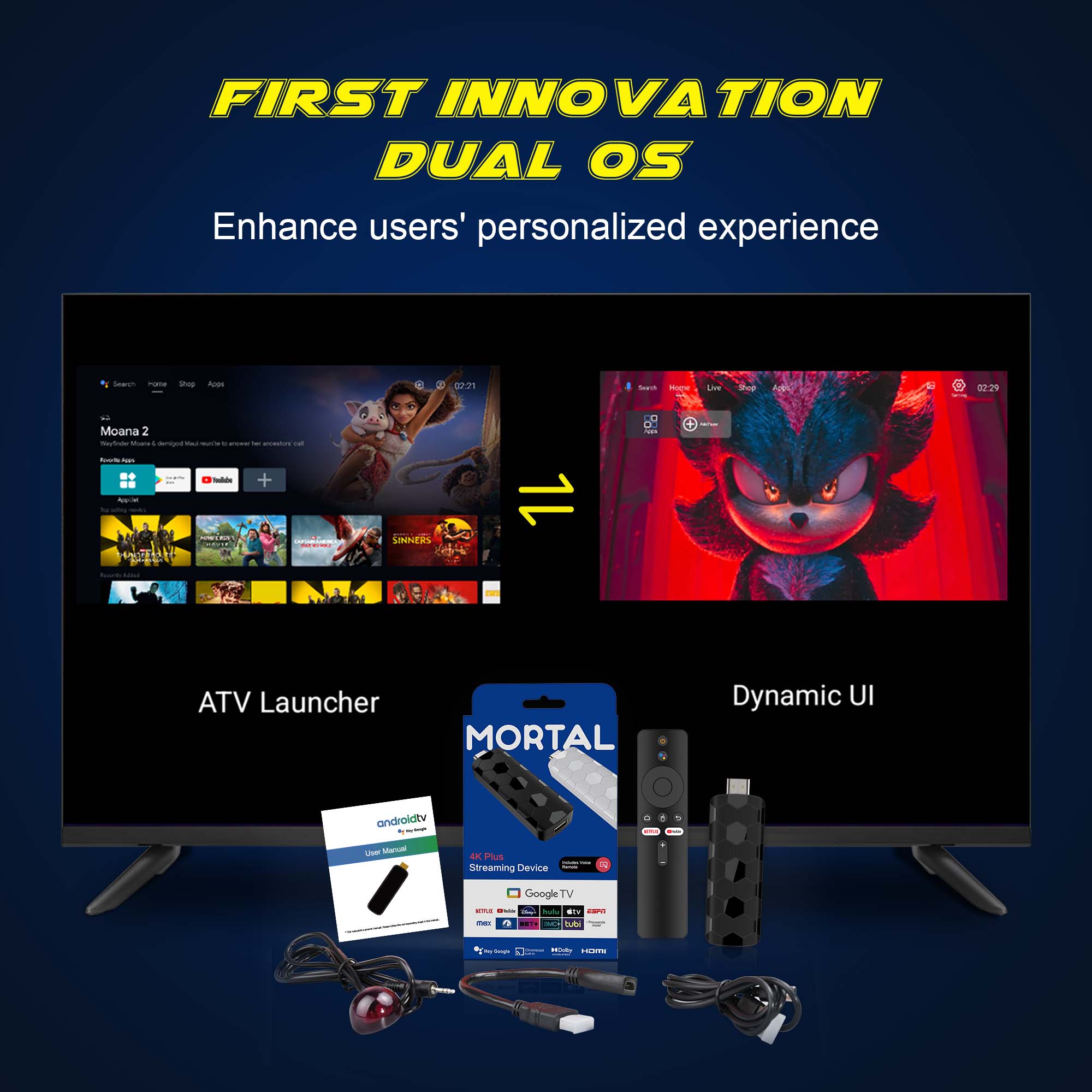 Mortal R3+ TV Stick Android 16 - Home Cinema Youtube recensie en prijs