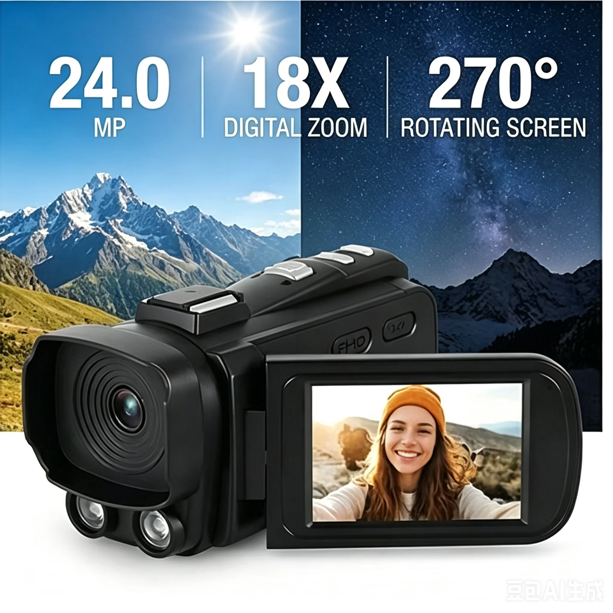 1080P Full HD Digital Camera V - Vintage Home Cinema recensie en prijs