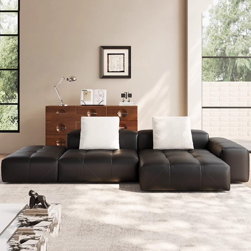 Nordic Leather Compressed Sofa - Home Cinema Room Design recensie en prijs