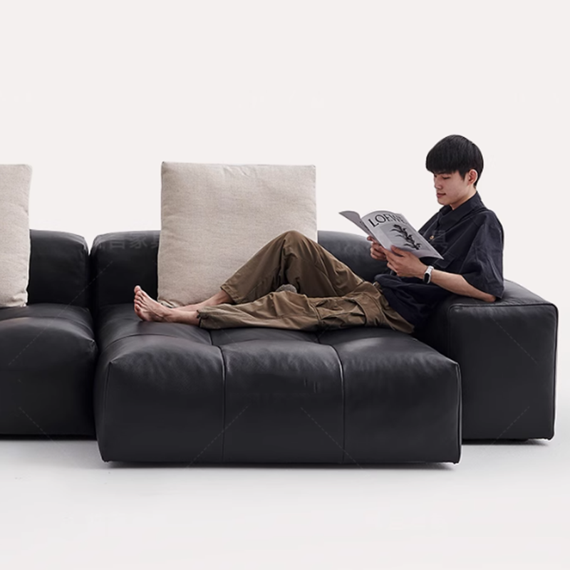 Nordic Leather Compressed Sofa - Home Cinema Room Design recensie en prijs