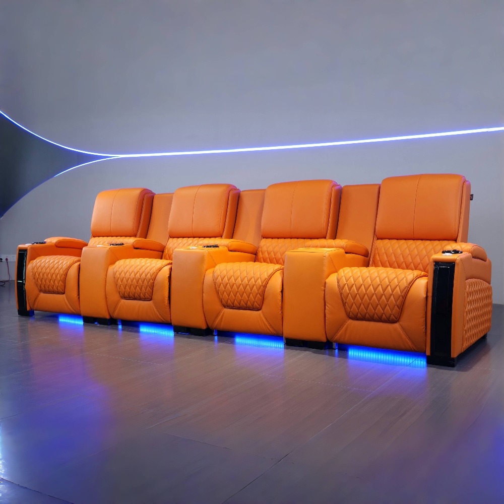 ZARICR Foshan Orange 3 Seat El - Home.Cinema Orange recensie en prijs