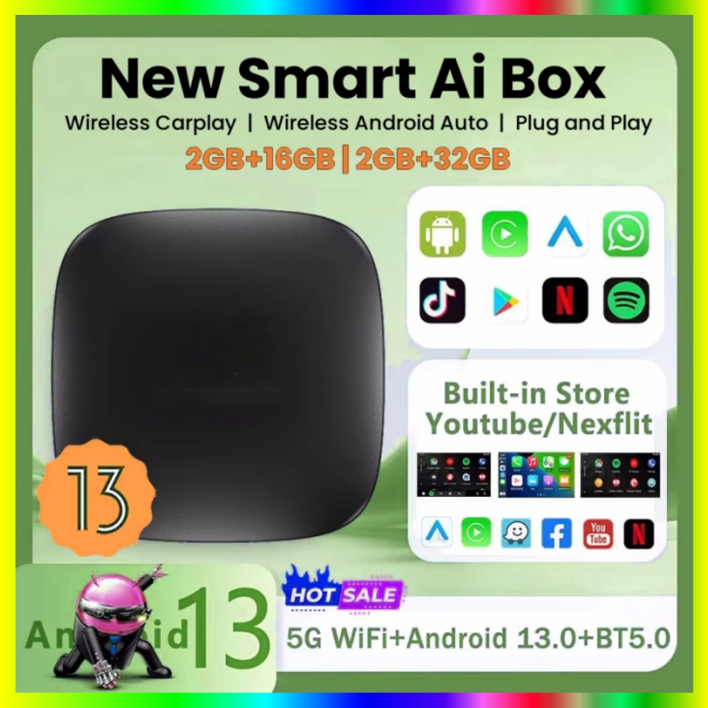 CarPlay Ai Box Android13 Tv Bo - Home Cinema Youtube recensie en prijs