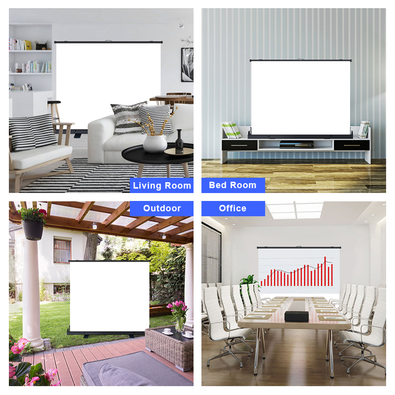 Portable Projector Screen Pull - Home Cinema Gadgets recensie en prijs