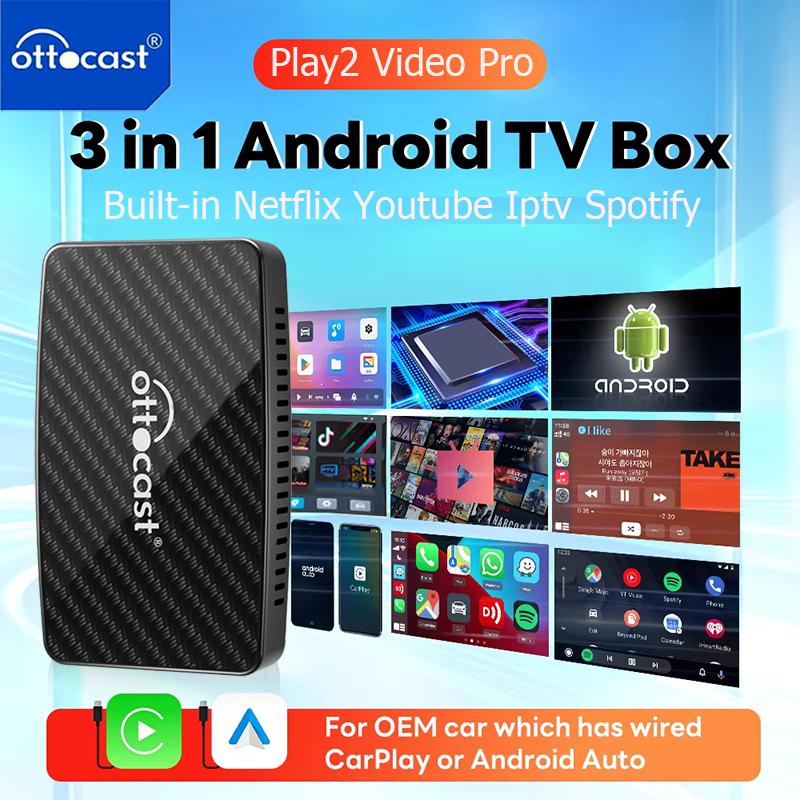 OTTOCAST Android Tv Box Wirele - Home Cinema Youtube recensie en prijs