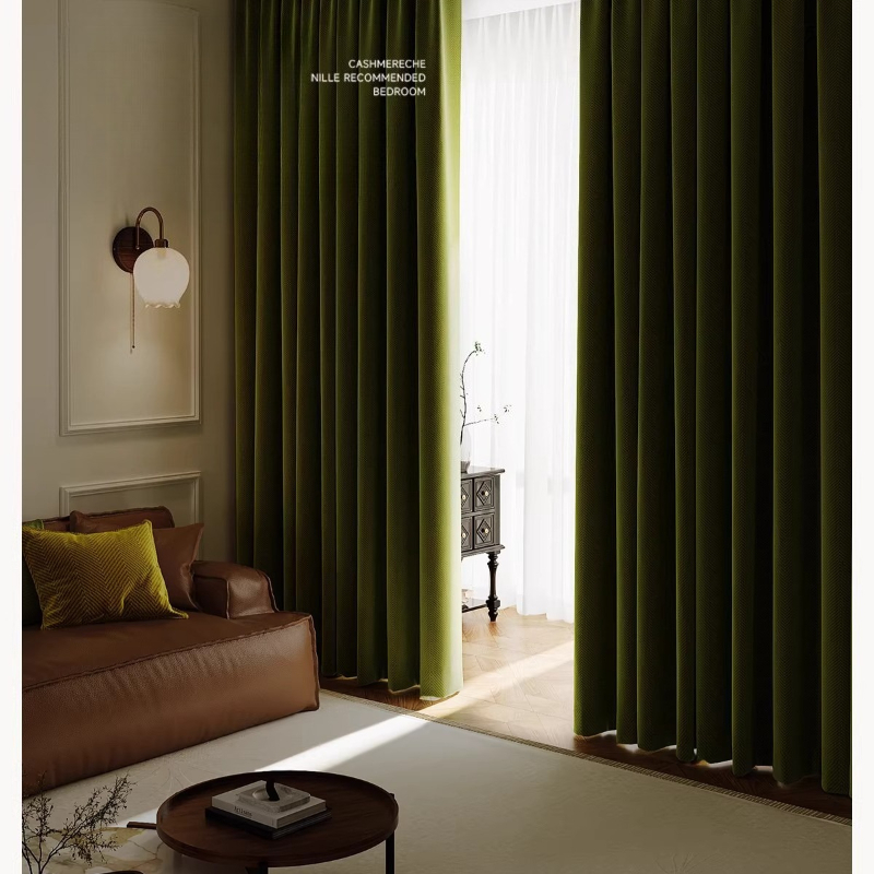 American Retro Olive Green Cur - Blackout Curtain Thick recensie en prijs