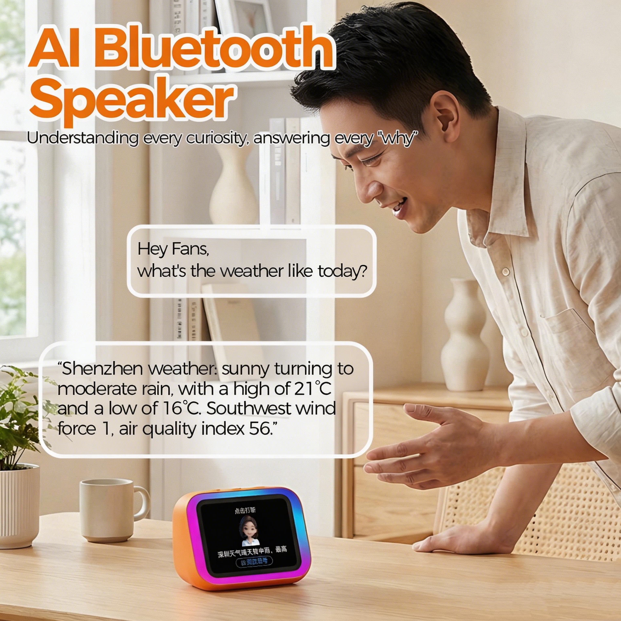 AI Bluetooth Speaker 5.4 AI vo - Home Theater Speaker recensie en prijs