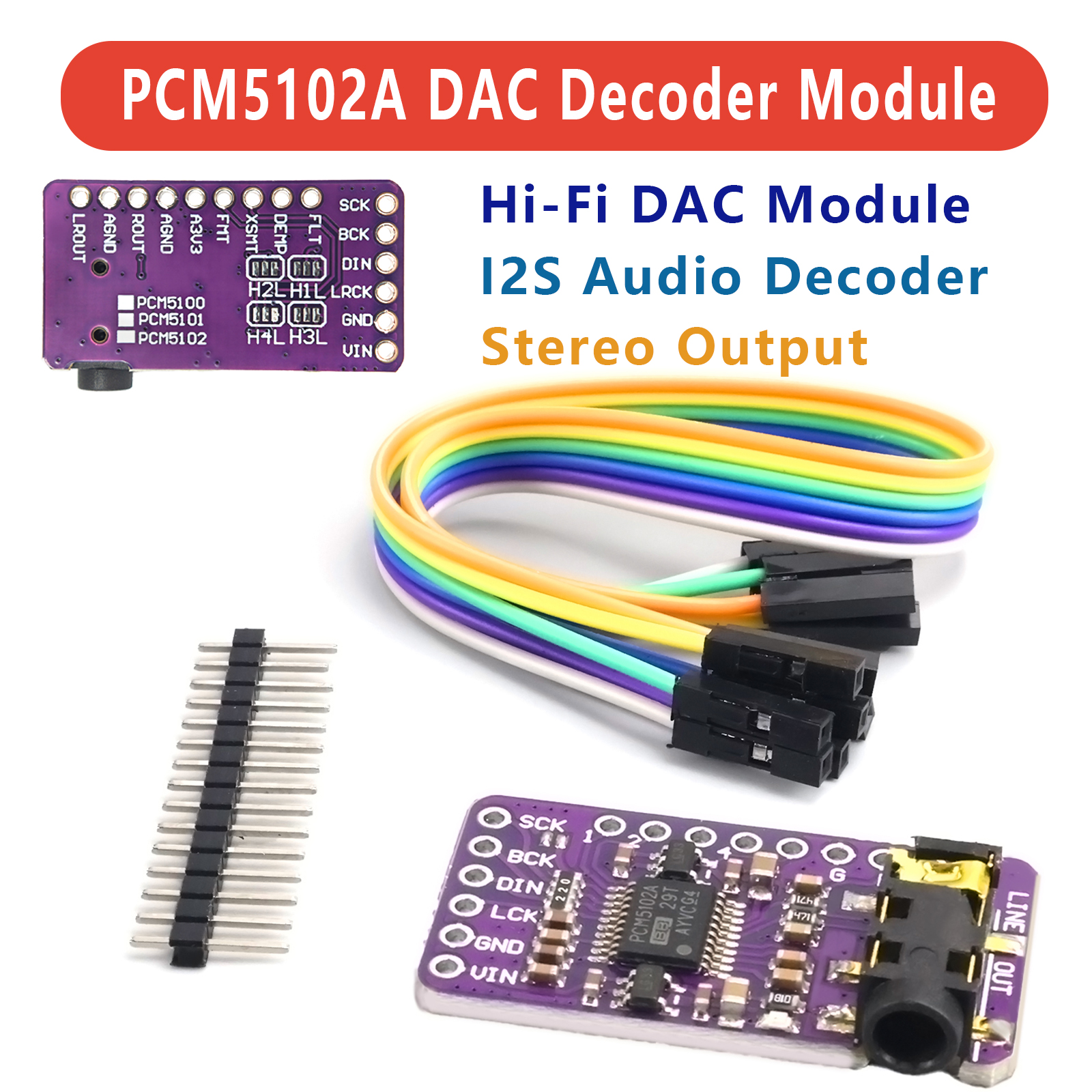 PCM5102A I2S DAC Decoder Modul - Surround Sound Decoder recensie en prijs