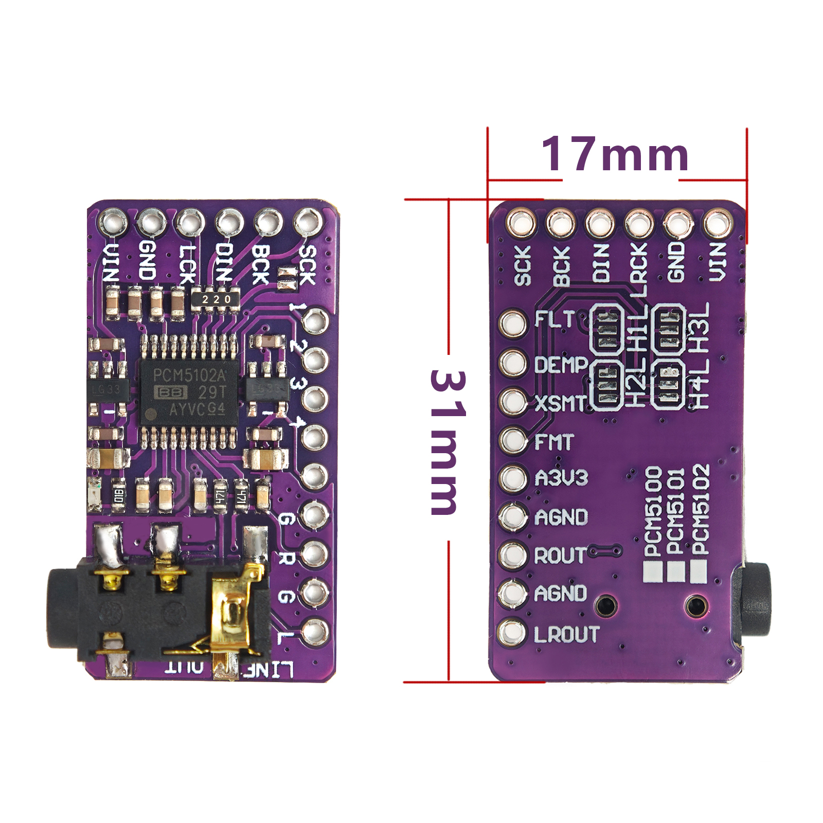 PCM5102A I2S DAC Decoder Modul - Surround Sound Decoder recensie en prijs