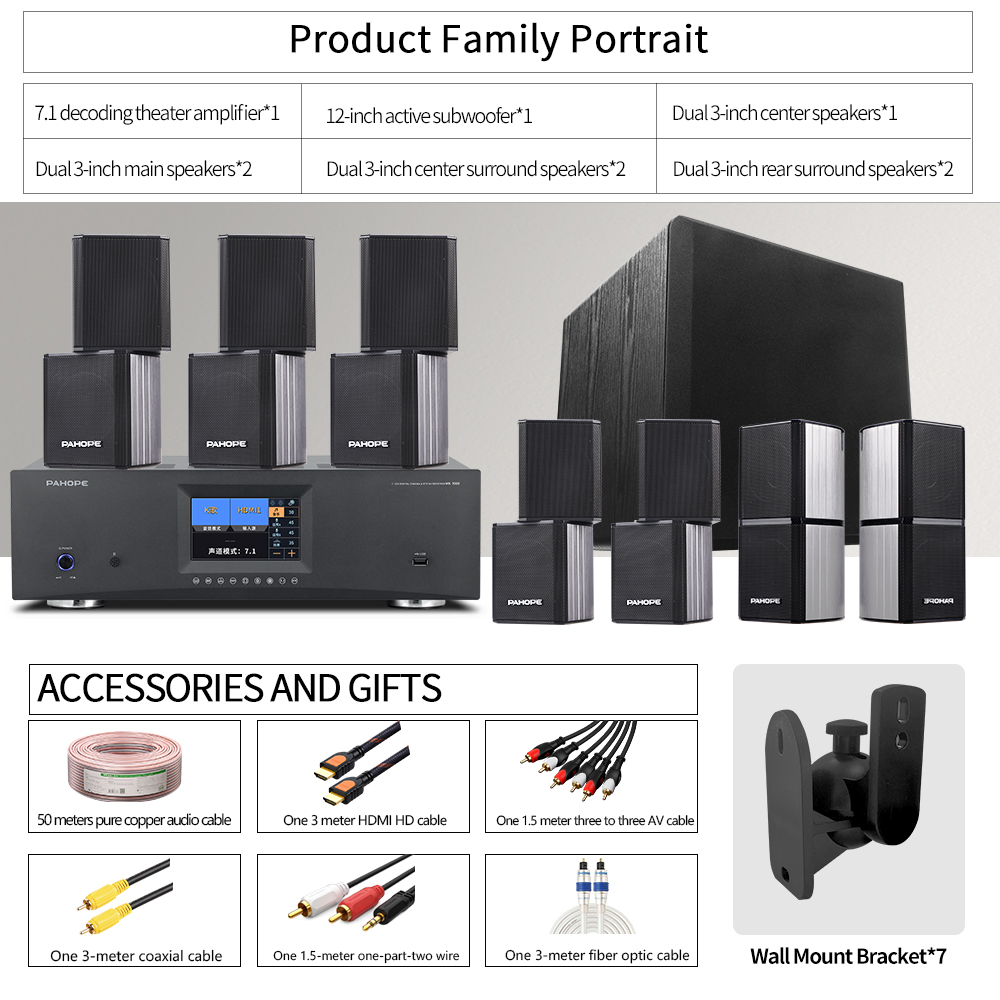 7.1DTS Mini Satellite Home The - Surround Sound Decoder recensie en prijs