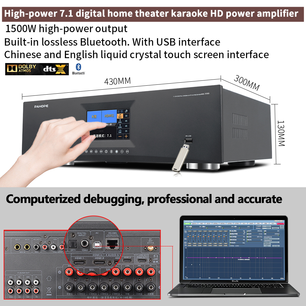 7.1DTS Mini Satellite Home The - Surround Sound Decoder recensie en prijs