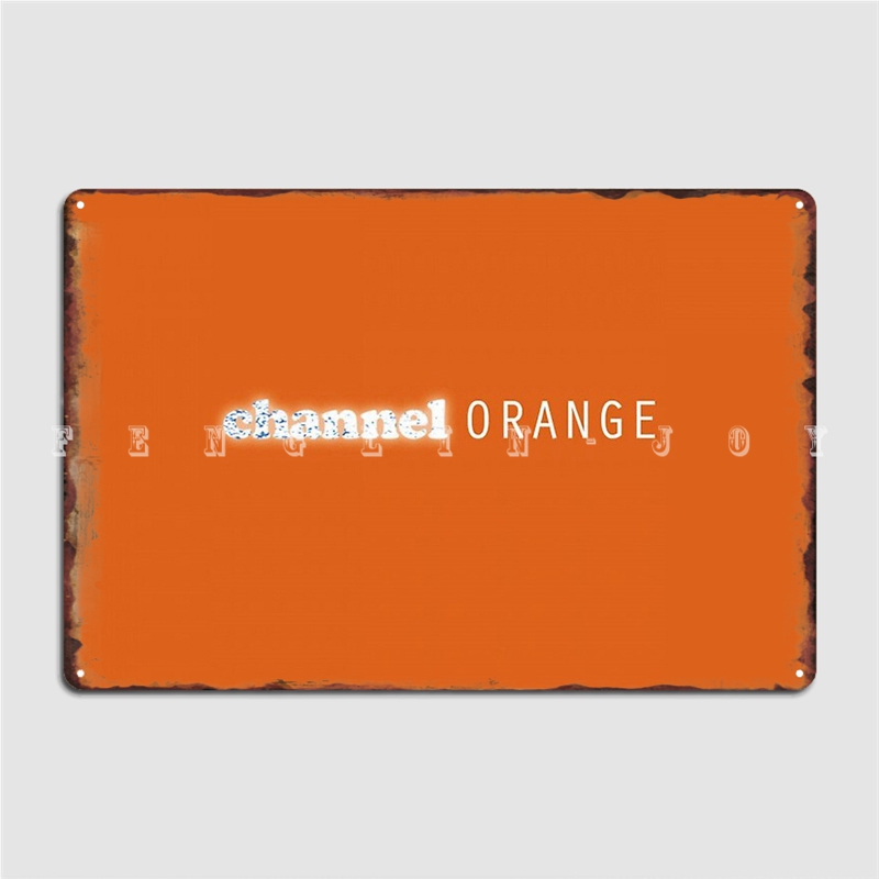 Channel Orange Metal Sign Club - Home.Cinema Orange recensie en prijs