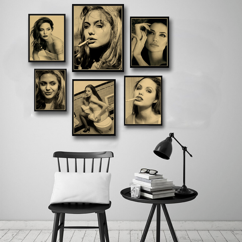 Angelina Jolie Vintage Poster  - Home Cinema Gadgets recensie en prijs