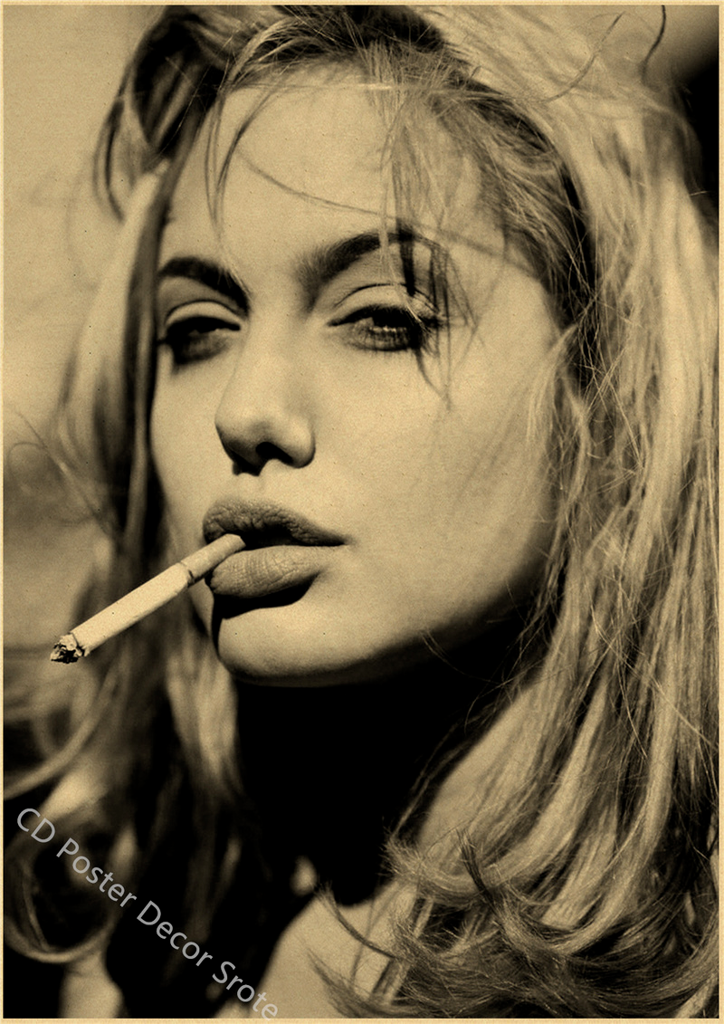 Angelina Jolie Vintage Poster  - Home Cinema Gadgets recensie en prijs