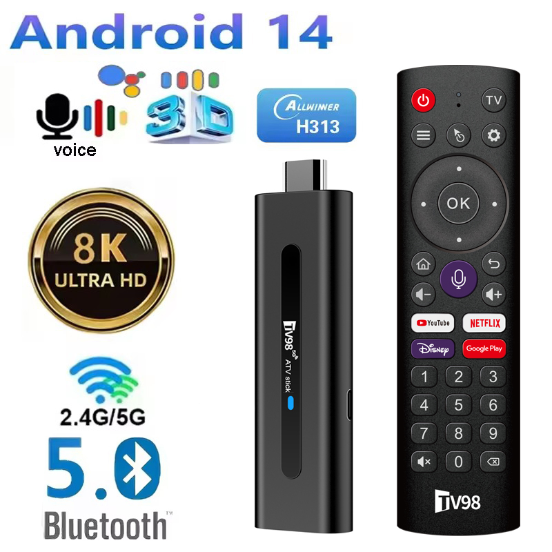 TV98 ATV Stick Smart Android 1 - 4K Media Player recensie en prijs