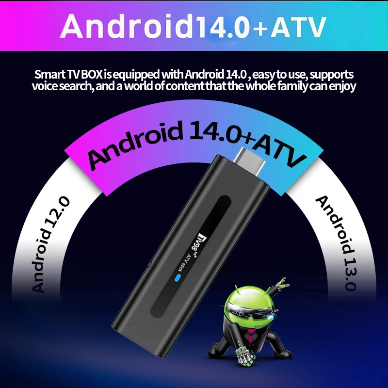 TV98 ATV Stick Smart Android 1 - 4K Media Player recensie en prijs