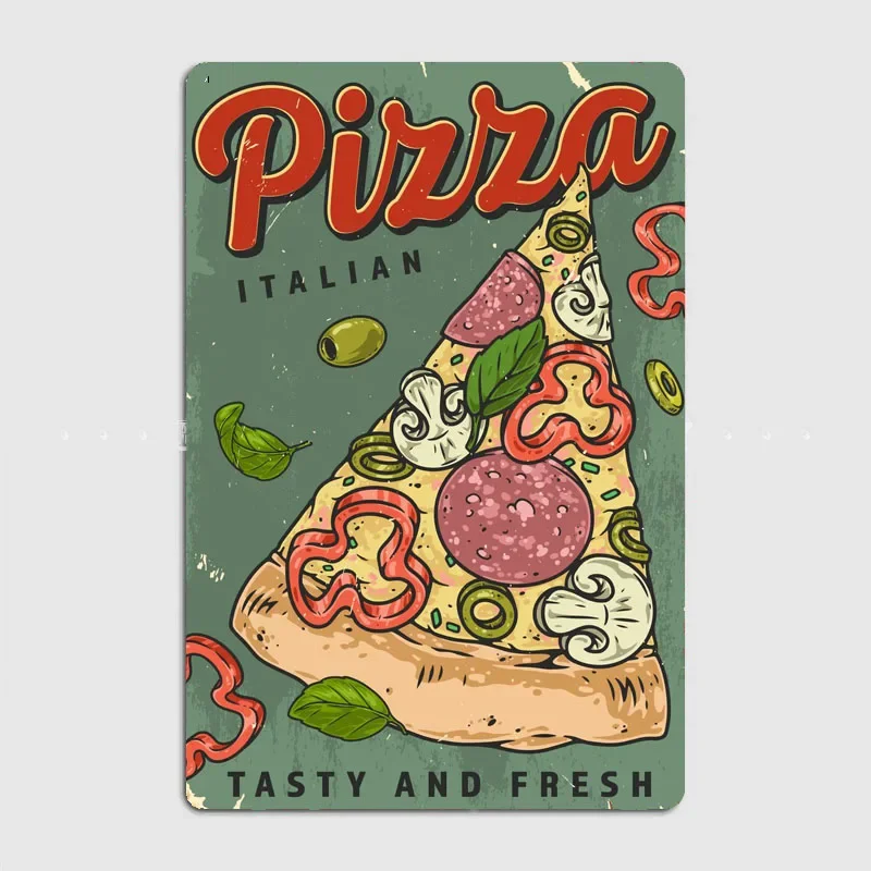 Pizza Italian Ristorante Metal - Vintage Home Cinema recensie en prijs