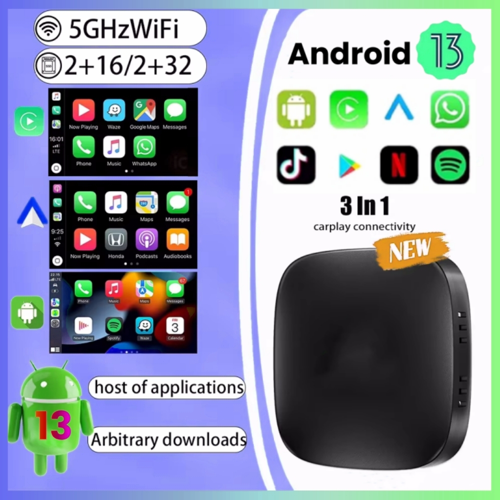 Android 13 CarPlay TV Box Wire - Home Cinema Youtube recensie en prijs